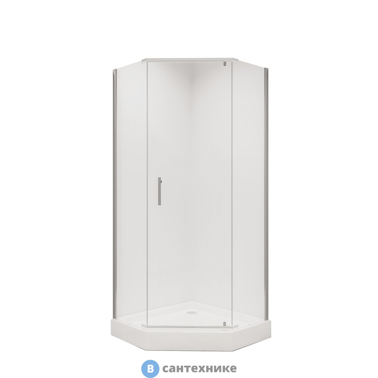 Душевое ограждение Niagara NG-6634-08 (100*100*195) трапеция, дверь распашная, без подддона