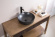 Раковина BelBagno BB1315-H301 накладная керамическая, круглая, чёрная матовая 410x410x130