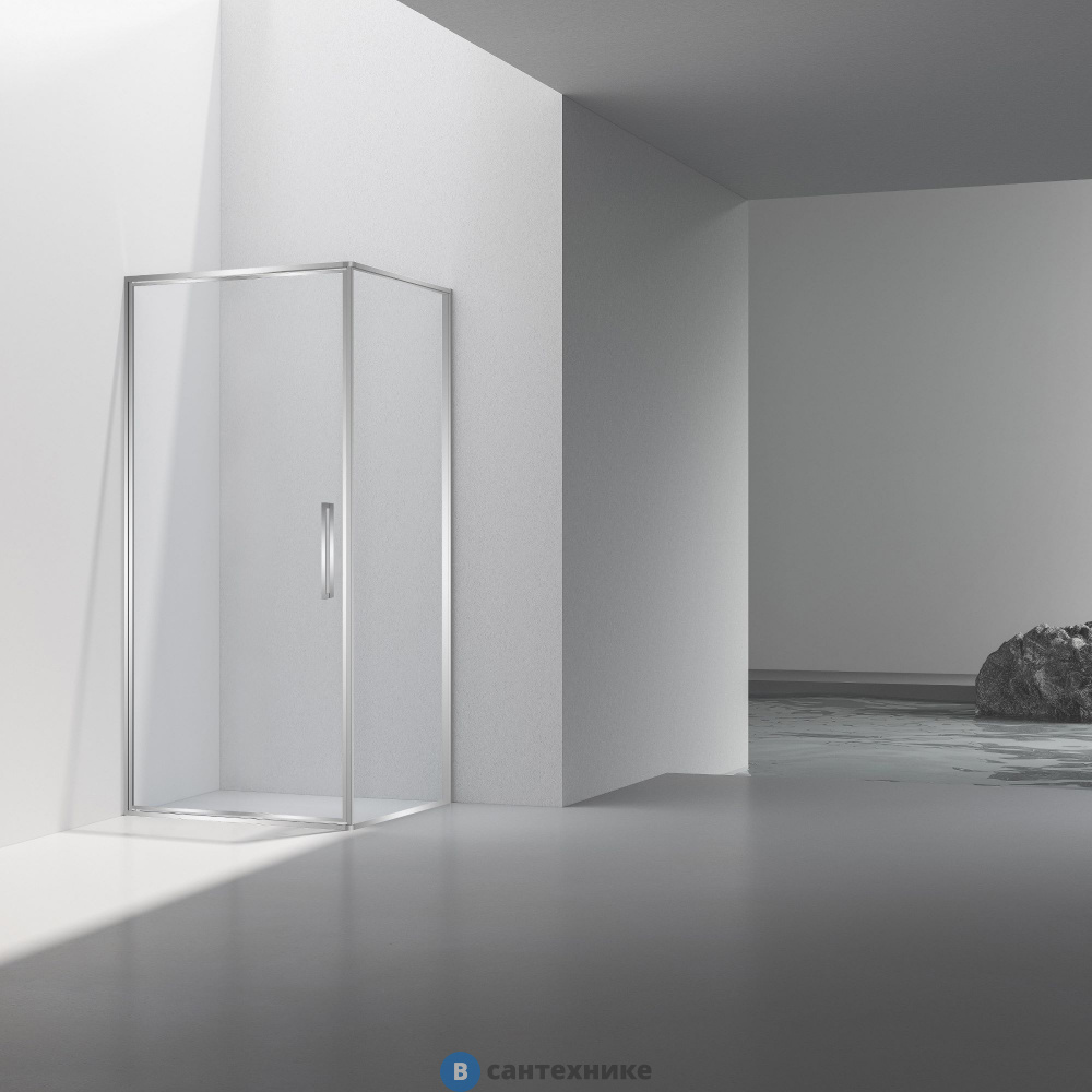 Душевой уголок Vincea Slim 8mm VSR-4SLP9010CL, 1000*900, хром, стекло прозрачное