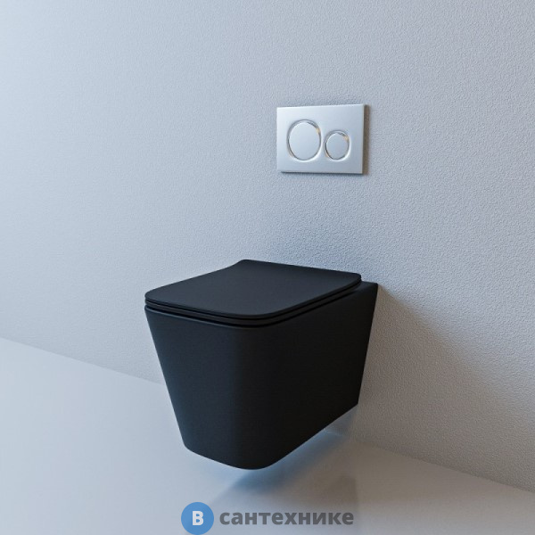 Унитаз подвесной ESBANO GARTEZ чёрный матовый