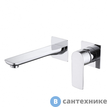 картинка Смеситель ABBER Weiss Insel AF8082 для раковины скрытого монтажа, хром