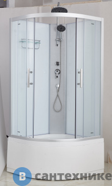 картинка Душевая кабина IMWEI XS-90CS без крыши (900*900*2400)