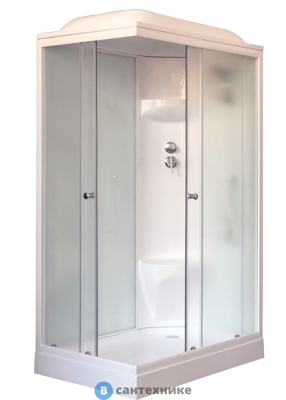 Душевая кабина Royal Bath RB 8120HP6-WC R 1200x800x2170 (белое/матовое)