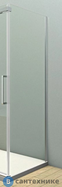 Боковая панель Veconi KP-06 KP06-80-01-19C4 стекло прозрачное/6 мм