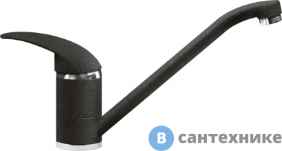 картинка Смеситель ITALMIX WEB WE 0900 (BASALT чёрный GR32) (WE 0900 BAS)