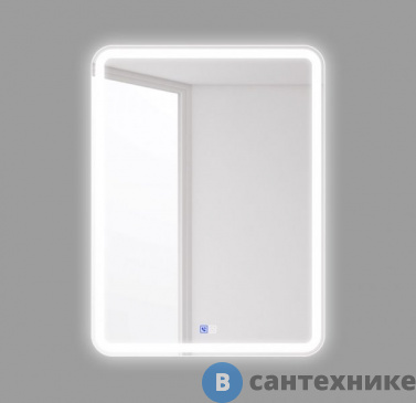 картинка Зеркало BelBagno SPC-MAR-600-800-LED-TCH-PHONE с встроенным светильником, сенсорным выключателем