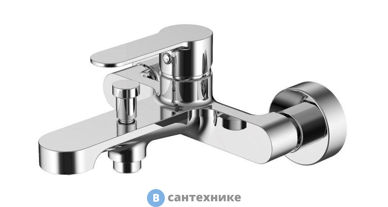 Смеситель Aquanet AF300-20С Passion, смеситель для ванны, хром (216756)