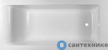 картинка Ванна из искусственного мрамора Aquanet Bright Stone 170х75