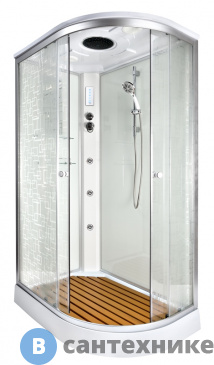 картинка Душевая кабина Deto ЕМ1512 L с гм. и эл. (1200*800*2200)