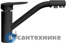 Смеситель АкваГранитЭкс С-6040 черн. (308) для кухни