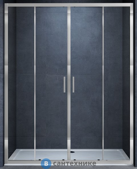 Душевая дверь Vincea Alpha VDS-3AL2170CL, 1700, хром, стекло прозрачное