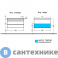 картинка Тумба под раковину СанТа Марс 100 2 ящ. подвесная (ум. Сириус 100 литой мрамор) (700299)