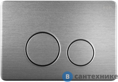 картинка Клавиша смыва IDDIS Unisteel UNS10S0i77 универсальная, нержавеющая сталь