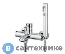 Смеситель M&Z MZE00500 MZ-Expo для ванны, с душевым набором, хром