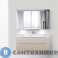 картинка Зеркальный шкаф BelBagno SPC-3A-DL-BL-1200 с нижней подсветкой дверей с тремя распашными дверьми с двусторонним зеркальным полотном, со стеклянными полками, с розеткой и сенсорным выключателем