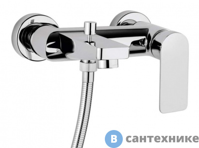 картинка Смеситель Cezares TIRRENO-VM-01 для ванны и душа однорычажный, хром