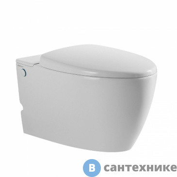 картинка Унитаз ABBER Bequem AC1107P подвесной белый с импульсным смывом