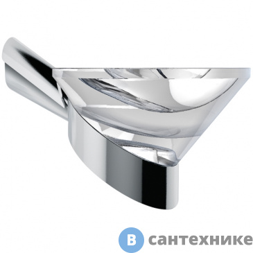 картинка Мыльница Paini 73CR021VR Morgana, хром-стекло