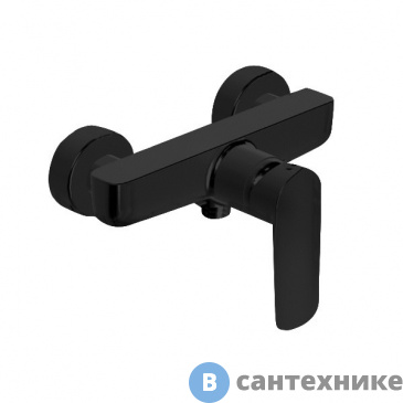 картинка Смеситель Paini 09YO511 Nove для душа без акс., чёрный