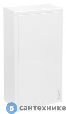 картинка Шкаф навесной Merkana Лилия 40 см 1-но дверный белый (7197)