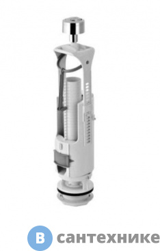 картинка Сливной механизм BA009 AXA с 2-ым смывом, хром