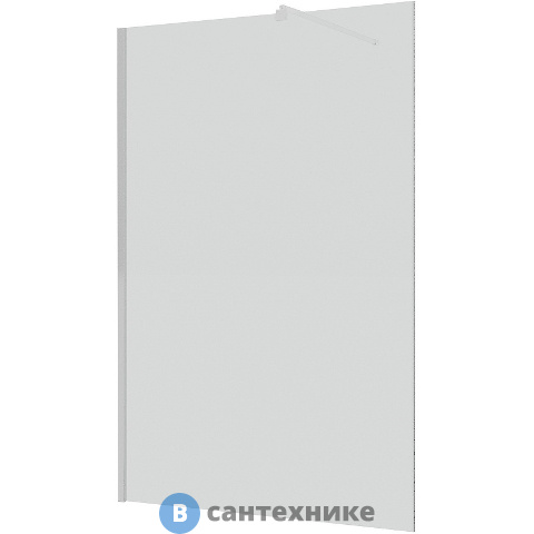 Шторка для ванны Grossman GR-103 (150*80) алюминиевый профиль, стекло прозрачное