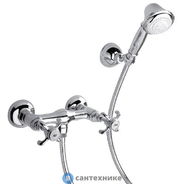 Смеситель Paini 87CR509 Ornellaia для душа, с акс., хром