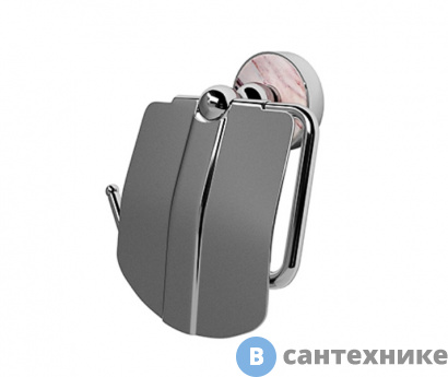 картинка Держатель WasserKRAFT Aland K-8525 туалетной бумаги с крышкой