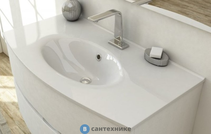 Раковина Cezares стеклянная 82416 Extra-light (101x55)