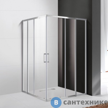 картинка Душевой уголок Cezares MOLVENO-A-22-100+20-C-Cr-IV 1200x1200x1950, без поддона