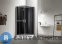 картинка Душевая кабина AZARIO DENVER AZ-N10812 900*900*(2000+150) серое стекло, задняя панель чёрная, профиль серый (AZ-N10812 900 GREY)