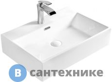 Раковина BelBagno BB1340 (керамическая накладная) 510x360x130