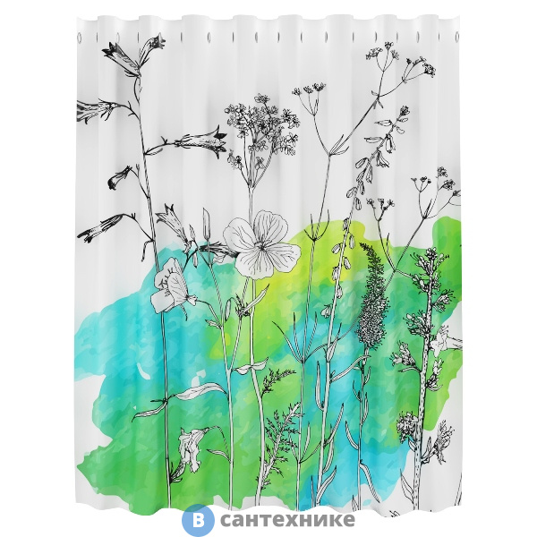 Шторка WasserKRAFT Dill SC-39103 для ванной