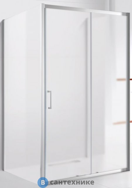 Душевой уголок Cezares MOLVENO-AH-12-150/90-P-Cr (1500x900)x1950, без поддона