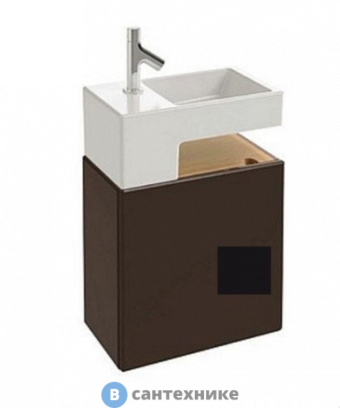 Тумба под раковину Jacob Delafon TERRACE EB1178-M61 /49,5х28х49,5/ (чёрный)