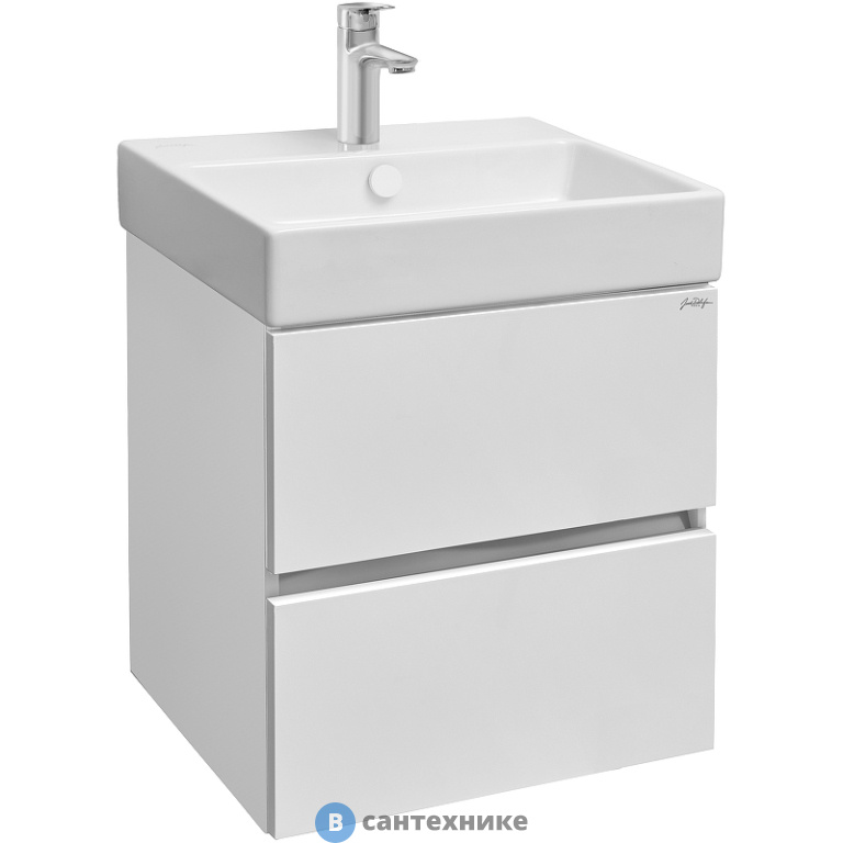 Тумба под раковину Jacob Delafon TOLBIAC EB1378-J5 50 см, блестящий белый