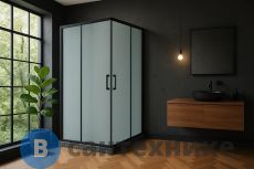 Душевой уголок Royal Bath RB HPD-C-BL 115х110х200 (матовое) (RB1115HPD-C-BL) без поддона