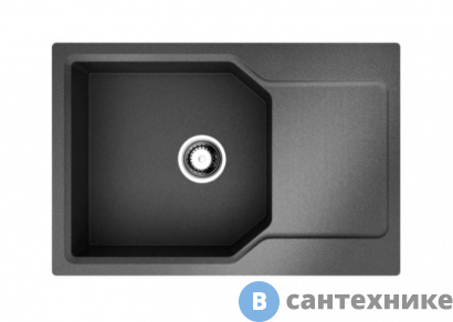 картинка Кухонная мойка OMOIKIRI Yonaka-78-LB-BL черный (4993341)