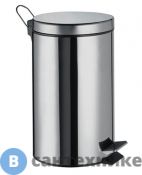 Ведро WasserKRAFT K-612 12 л нержавеющая сталь AISI 304, хромоникелевое покрытие, ABS - пластик