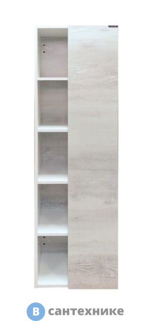 Шкаф-колонна Comforty Прага-45 дуб белый