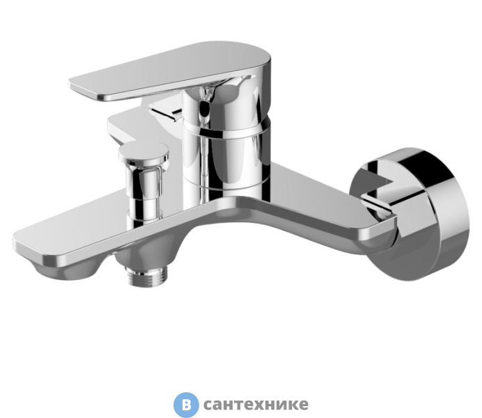 Смеситель WELTWASSER WW MX ODER 403 Хром. для ванны однорычажный