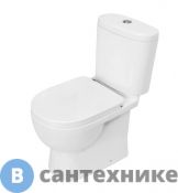 Унитаз с бачком SANITA LUXE ART SL DM с двухрежимной арматурой, сиденьем из дюропласта, системой soft close, clip up (ARTSLCC01040622)