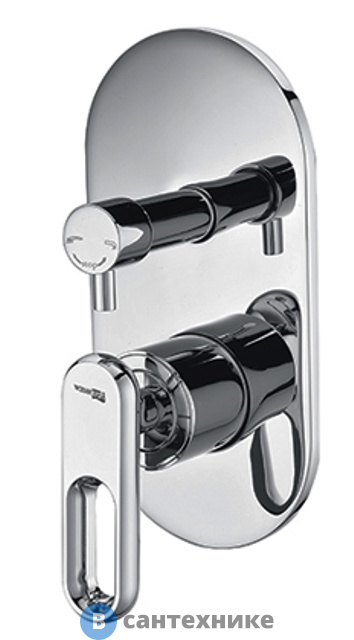 Смеситель WasserKRAFT Kammel 1841 для ванны и душа латунь, хромоникелевое покрытие