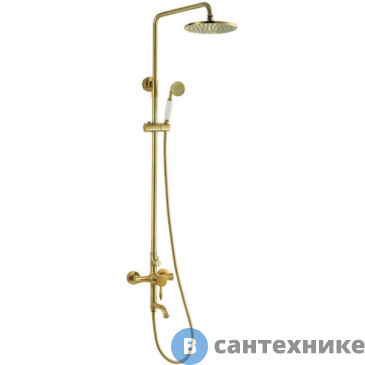 картинка Душевая стойка GLLON C 013-1 GC золото (07010131-06)