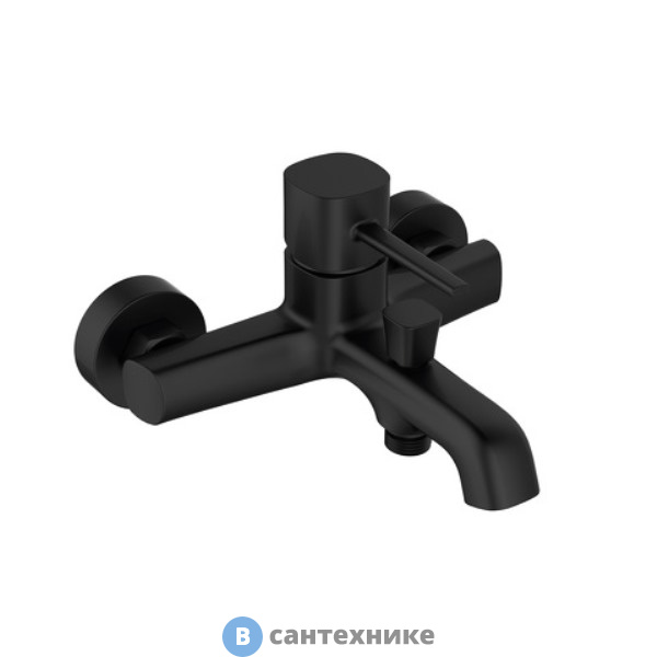 Смеситель Orange Karl M05-100b однозахватный для ванны/душа без душевого набора, чёрный