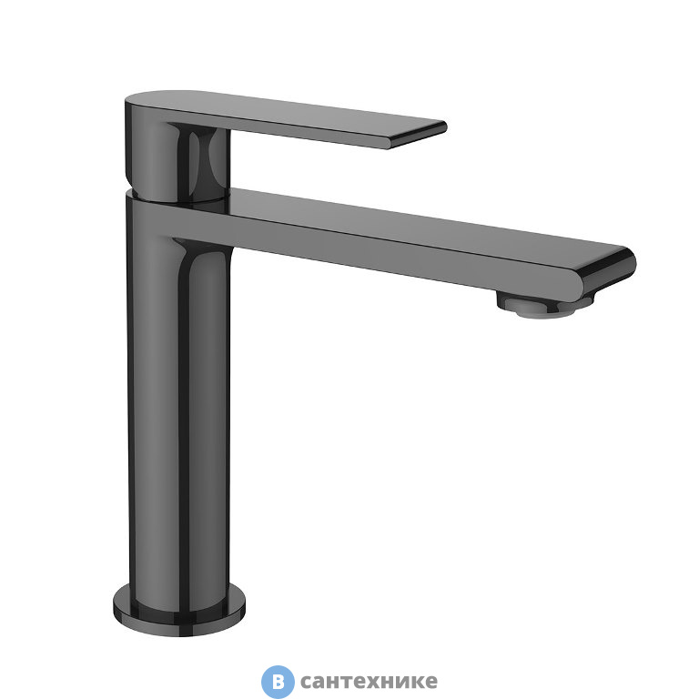 Смеситель Vincea Vogue VBF-1V1GM для раковины, однорычажный, вороненая сталь