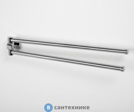 Держатель полотенец WasserKRAFT Lippe K-6531 рога металл, хромоникелевое покрытие