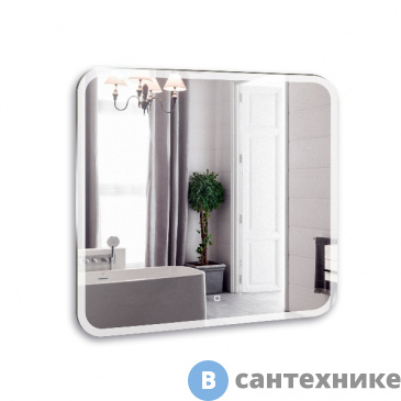 картинка Зеркало AZARIO Стив 700*680 сенсор выкл (ФР-00001136)