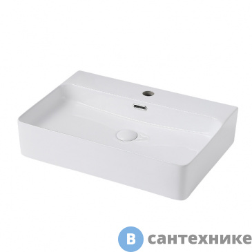 картинка Раковина ABBER Rechteck AC2201 накладная белая