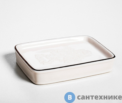 картинка Мыльница WasserKRAFT Rossel K-5729 фарфор